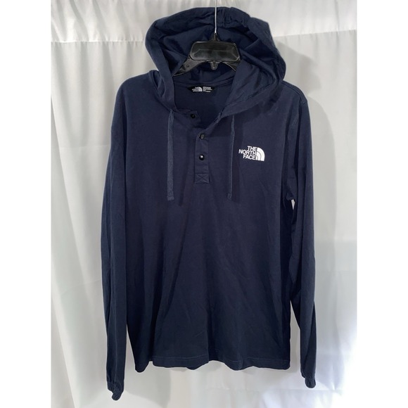The North Face 1/4 Snap Hoody Hoodie Mens Medium - Picture 1 of 3